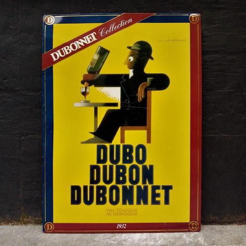 Reclamebord DUBONNET Wijn Vintage Plaque Vin Tonique 1932, Verzamelen, Merken en Reclamevoorwerpen, Gebruikt, Reclamebord, Verzenden