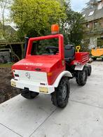 Rolly Toys brandweerwagen met aanhangwagen, Kinderen en Baby's, Gebruikt, Ophalen of Verzenden