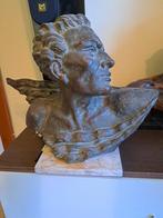 ArtDeco Foto Houder klok afrikaanse Buste vrouw Beelden Foto, Antiek en Kunst, Ophalen