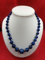 natuurlijke Lapis-lazuli ketting, Handtassen en Accessoires, Kettingen, Ophalen of Verzenden, Nieuw, Blauw, Met edelsteen