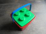 Lego Storage Box with Handle (zie foto's), Enlèvement ou Envoi, Utilisé, Lego