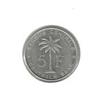 Belgisch Congo (Ruanda-Urundi), 5 Francs 1958., Ophalen of Verzenden, Overige landen, Losse munt