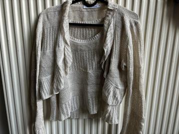 Natan twinset goud/beige  beschikbaar voor biedingen