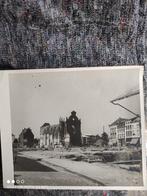 Place a Wavre septembre 1940  après le passage des Allemands, Verzamelen, Foto's en Prenten, Ophalen of Verzenden, Foto