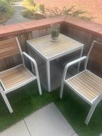 Tafel en 2 stoelen IKEA, Tuin en Terras, Gebruikt, Eettafel, Tuinset, Hout