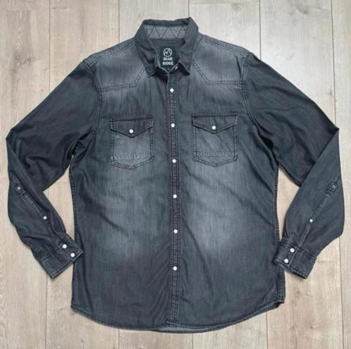 Spijkerhemd van Blue Ridge, Kleding | Heren, Overhemden, Zo goed als nieuw, Zwart, Ophalen of Verzenden