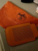 Hermes poch voor bankkaarten met stofzak authentiek, Overige merken, Oranje, Ophalen of Verzenden, Zo goed als nieuw
