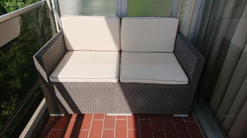 Canapé de jardin terrasse, Tuin en Terras, Tuinsets en Loungesets, Gebruikt, Loungeset, Kunststof, 2 zitplaatsen, Ophalen