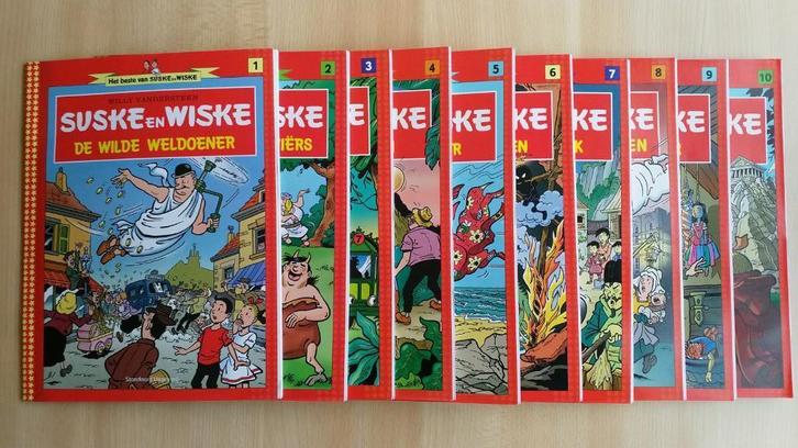 Het Beste van Suske en Wiske volledige HLN reeks (2010), Boeken, Stripverhalen, Gelezen, Complete serie of reeks, Ophalen of Verzenden