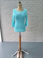 Turquoisekleurige trui met ajour XS, Blauw, JBC, Ophalen of Verzenden, Zo goed als nieuw