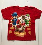 rood t-shirt Alvin and The Chipmunks 6 j 116, Jongen of Meisje, Gebruikt, Ophalen of Verzenden, Alvin and the Chipmunks
