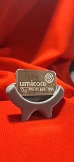 Umicore 10gram zilverbaar 999.9, Postzegels en Munten, Edelmetalen en Baren, Ophalen of Verzenden, Zilver