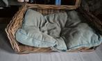 Rieten hondenmand + kussen, Dieren en Toebehoren, Ophalen