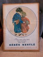 Oude reclame van bebe Nestlé 40x30cm, Verzamelen, Ophalen, Gebruikt, Overige typen