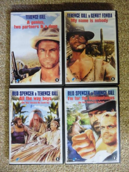 Bud Spencer & Terrence Hill Film Collectie (Pakket 10 dvd's), Cd's en Dvd's, Dvd's | Actie, Zo goed als nieuw, Actiekomedie, Ophalen of Verzenden