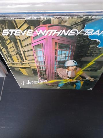 lp - steve withney band - hot line, Cd's en Dvd's, Vinyl | Rock, Ophalen of Verzenden, Gebruikt, 12 inch, Overige genres