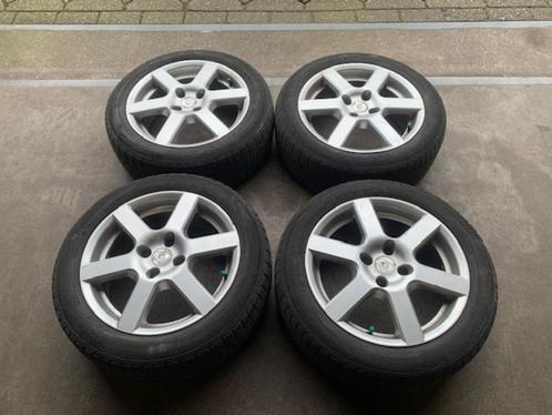 CORSA SANDERO LOGAN SPRING CLIO VELGEN + BANDEN 195 55 R16, Auto diversen, Dakdragers, Gebruikt, Ophalen of Verzenden