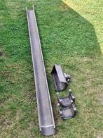 pvc dakgoot 2,34M met verbindingsstuk x2 en einduitloop, Doe-het-zelf en Bouw, Ophalen, Gebruikt, PVC, Dakgoot