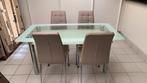 Keukentafel met 4stoelen, Ophalen, Zo goed als nieuw