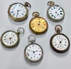 6X vintage antiek zakhorloge pocket watch zak-horloge vtg, Ophalen of Verzenden