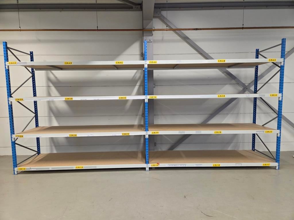 Partij Epsivol grootvakstelling magazijnstelling 2.5x0.9m, Articles professionnels, Aménagement de Bureau & Magasin | Entrepôt, Rayonnage & Stockage