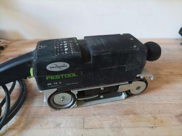 Festool bs 75 e bandschuurmachine, Doe-het-zelf en Bouw, Gereedschap | Schuurmachines, Ophalen, Zo goed als nieuw, Bandschuurmachine
