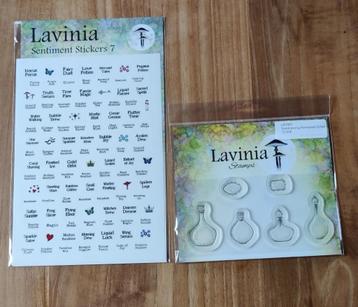 Lavinia stempels en sentiment stickers complete nieuwstaat beschikbaar voor biedingen
