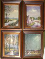 Edgar Heirman (1919-2004): 4 seizoenen (26 x 32 cm), Antiek en Kunst, Ophalen of Verzenden