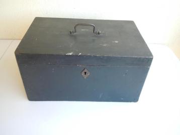 Antieke gereedschapskoffer + gereedschap beschikbaar voor biedingen