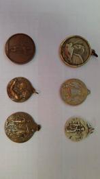 6 oude zilver/brons herdenkings medailles/penningen, Ophalen of Verzenden, Zilver