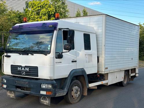 Meubelbak MAN LE 8.180 Dubbel Cabine Top Staat, Auto's, Vrachtwagens, Particulier, MAN, Diesel, Handgeschakeld, Ophalen