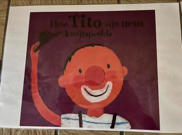 Verhaal met prenten Tito de clown (neus)