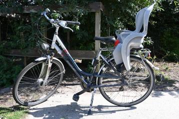 Simplex damesfiets 21 versn. & fietszitje Hamax Sleepy beschikbaar voor biedingen