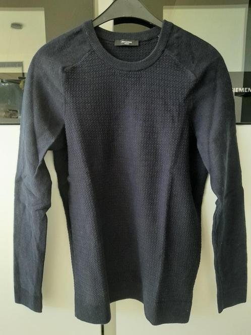 New Outlet Jack & Jones effen gebreide trui (S), Kleding | Heren, Truien en Vesten, Nieuw, Maat 46 (S) of kleiner, Blauw, Ophalen of Verzenden