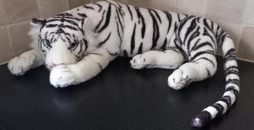 Knuffel witte tijger 58 cm, Kinderen en Baby's, Speelgoed | Knuffels en Pluche, Zo goed als nieuw, Verzenden