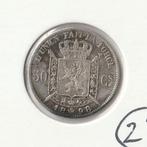 50 centimes argent 1898 Leopold 2A +++, Argent, Enlèvement ou Envoi, Argent