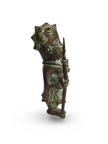 Klein bronzen beeldje Afrikaanse kunst