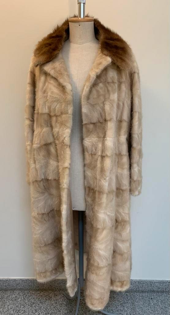 Bontjas - pelsen mantel - Saga Mink - nerts Bont, Kleding | Dames, Jassen | Winter, Beige, Ophalen