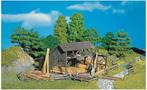 Faller H0 Houtlager | gebouw model | Nieuw, Hobby en Vrije tijd, Modeltreinen | H0, Overige merken, -, Verzenden, Brug, Tunnel of Gebouw