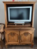 Antieke TV kast, uitschuifbaar, Ophalen, Zo goed als nieuw