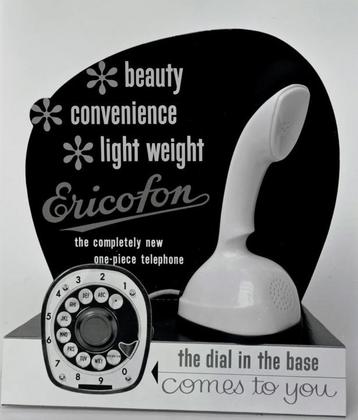 Ericofon Cobra design telefoon (1964) beschikbaar voor biedingen