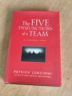 The five dysfunctions of a Team, a leadership fable, Boeken, Economie, Management en Marketing, Nieuw, Ophalen of Verzenden, Management
