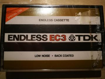 TDK Endless EC3 cassette uit 1974 in verpakking