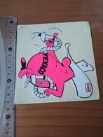 Vintage sticker cartoon tanken Texaco, Verzamelen, Stickers, Ophalen of Verzenden, Gebruikt, Auto of Motor