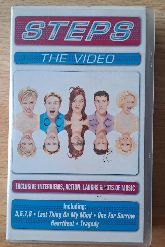 STEPS - The Video - VHS 1998, Cd's en Dvd's, VHS | Documentaire, Tv en Muziek, Zo goed als nieuw, Muziek en Concerten, Alle leeftijden