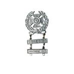 WWII US Marksman Badge SS Thompson Submachine Gun, Machine G, Ophalen of Verzenden