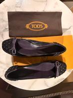 TODS BALLERINAS ZWART LAK  MAAT 38, Zwart, Nieuw, Ballerina's, Ophalen of Verzenden