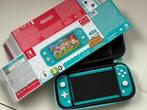 Nintendo Switch Lite Turquoise, Ophalen, Turquoise, Zo goed als nieuw, Met beschermhoes of tas