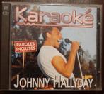Double cd karaoke - Johnny Hallyday, paroles incluses, Cd's en Dvd's, Ophalen of Verzenden, Gebruikt