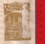 GENT - zegel op papier 'Exposition Universelle & Internation, Verzamelen, Ophalen of Verzenden
